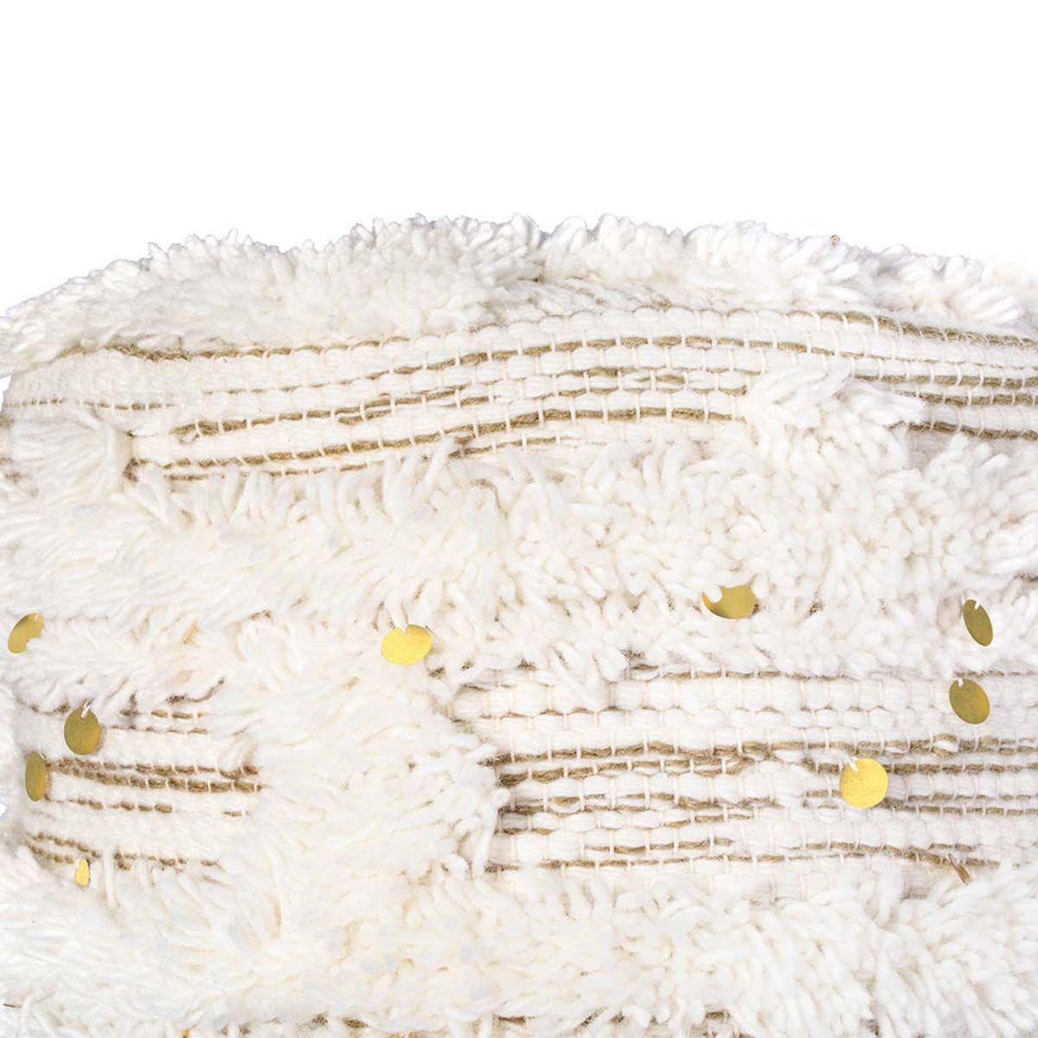 Voir la diapositive 2 : Paris Prix Tabouret Bohème Fait à la Main  Bohist IV  50cm Crème & Kaki