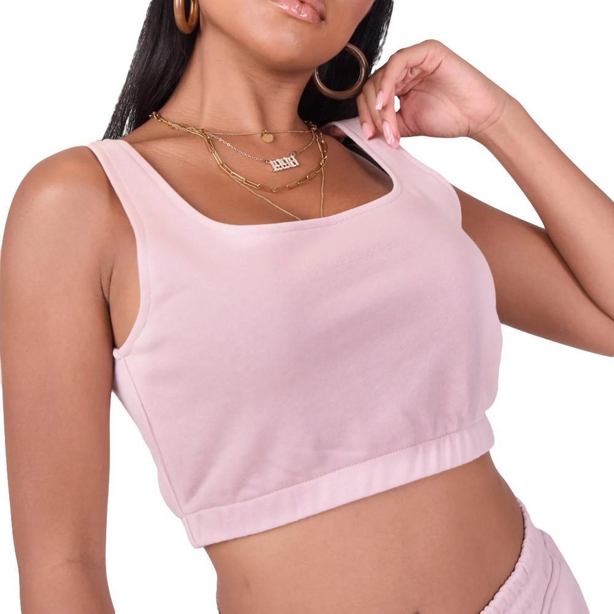 Project X Top Court Rose Femme Project X Paris F211118. Coloris disponibles : Rose