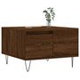 Voir la diapositive 3 : VIDAXL Table basse chene marron 55x55x36,5 cm bois d'ingenierie