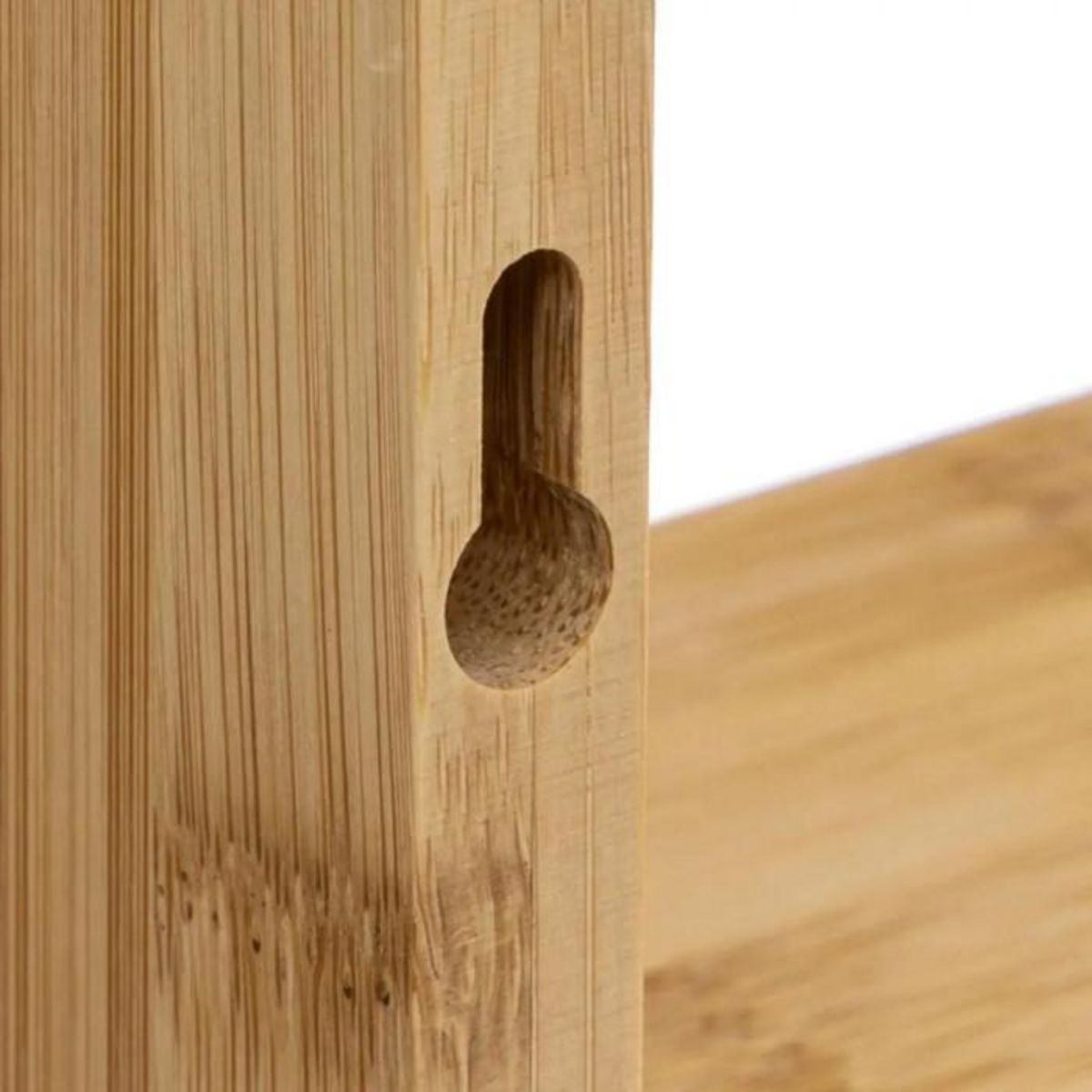 FIVE Lot de 3 Étagères Murales  Fixy  42cm Bambou