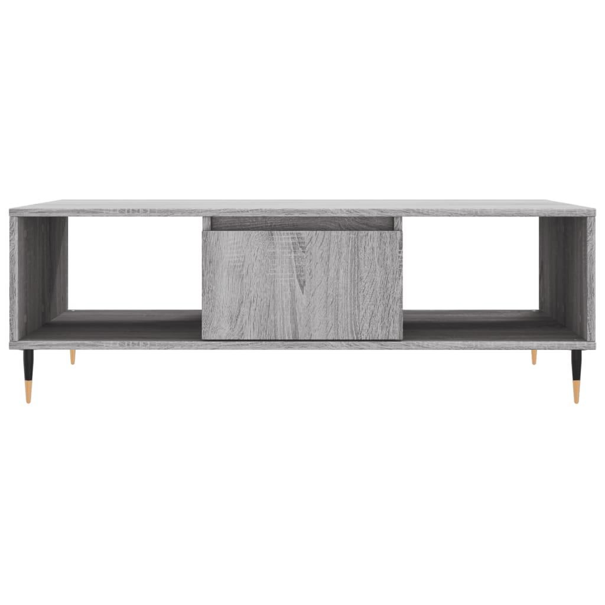 Voir la diapositive 5 : VIDAXL Table basse sonoma gris 104x60x35 cm bois d'ingenierie