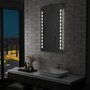 Voir la diapositive 1 : VIDAXL Miroir mural a LED pour salle de bains 60x100 cm