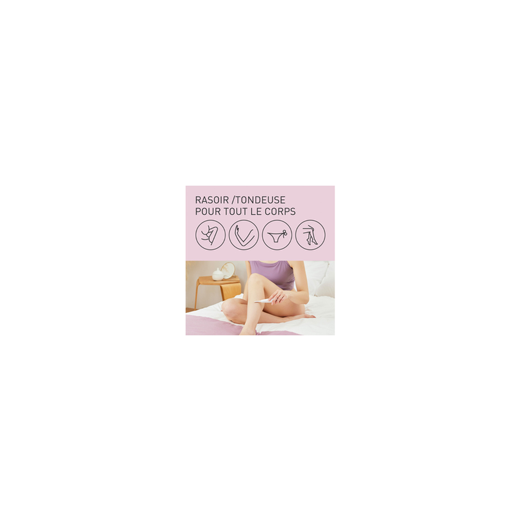 Voir la diapositive 6 : PANASONIC Tondeuse bikini ES-WM31-P301 5en1