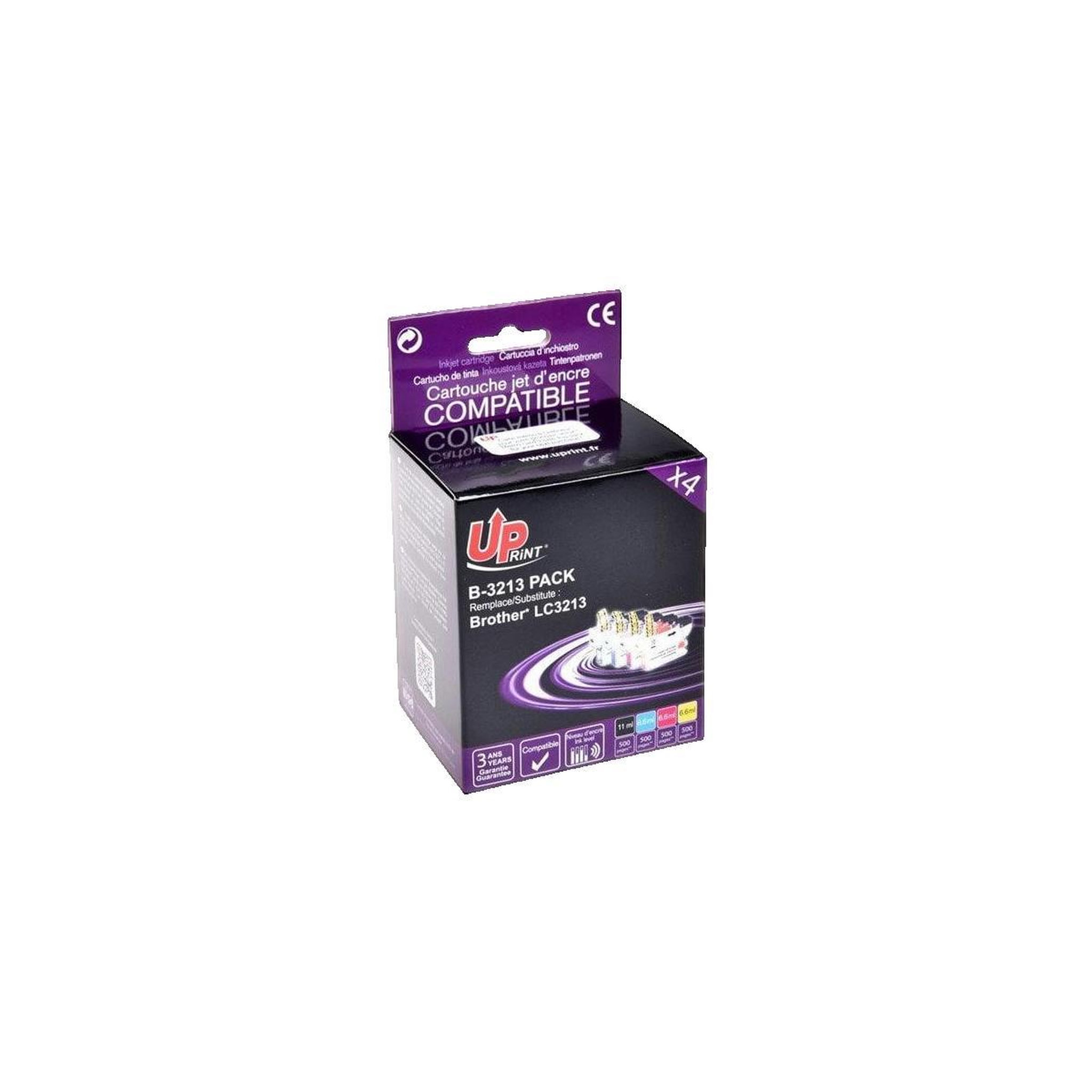 Voir la diapositive 1 : Brother Cartouches d'encre UPrint compatibles BROTHER LC-3213