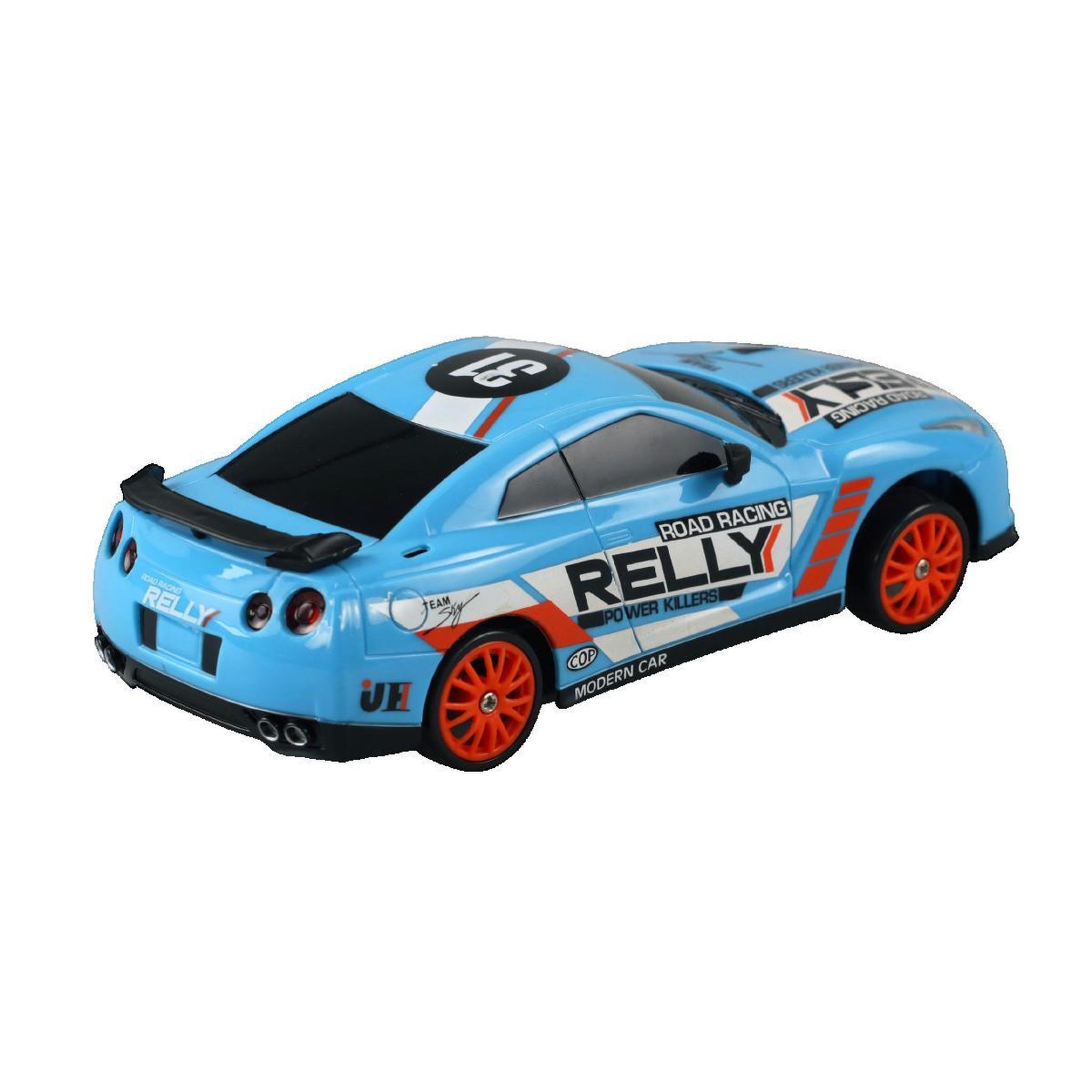 Voir la diapositive 3 : AM Voiture radiocommandée Amewi Drift bleu et noir
