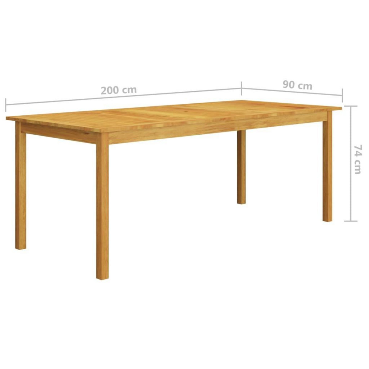 VIDAXL Ensemble a manger de jardin 7 pcs Marron