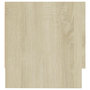 Voir la diapositive 4 : VIDAXL Garde-robe chene sonoma 100x32,5x35 cm bois d'ingenierie