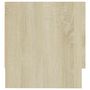 Voir la diapositive 4 : VIDAXL Garde-robe chene sonoma 100x32,5x35 cm bois d'ingenierie
