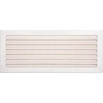 CENTRALE BRICO Grille d'aération abs naturel, L.10.7 x l.26 cm