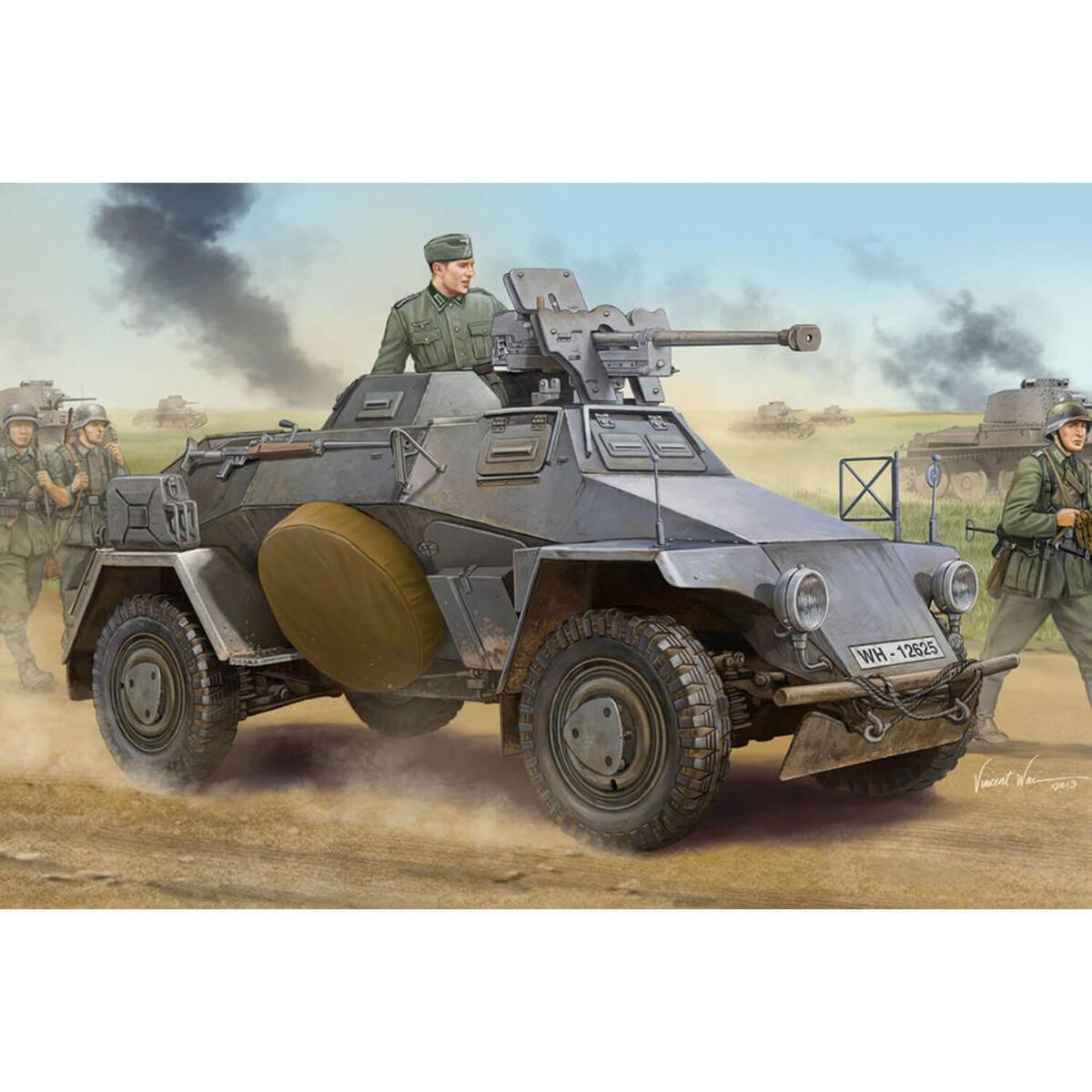 Hobby Boss Maquette véhicule militaire : German Le.Pz.Sp.Wg (Sd.Kfz.221)Panzerwag