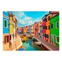 Voir la diapositive 2 : Paris Prix Papier Peint  Colorful Canal in Burano
