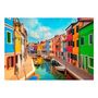 Voir la diapositive 2 : Paris Prix Papier Peint  Colorful Canal in Burano