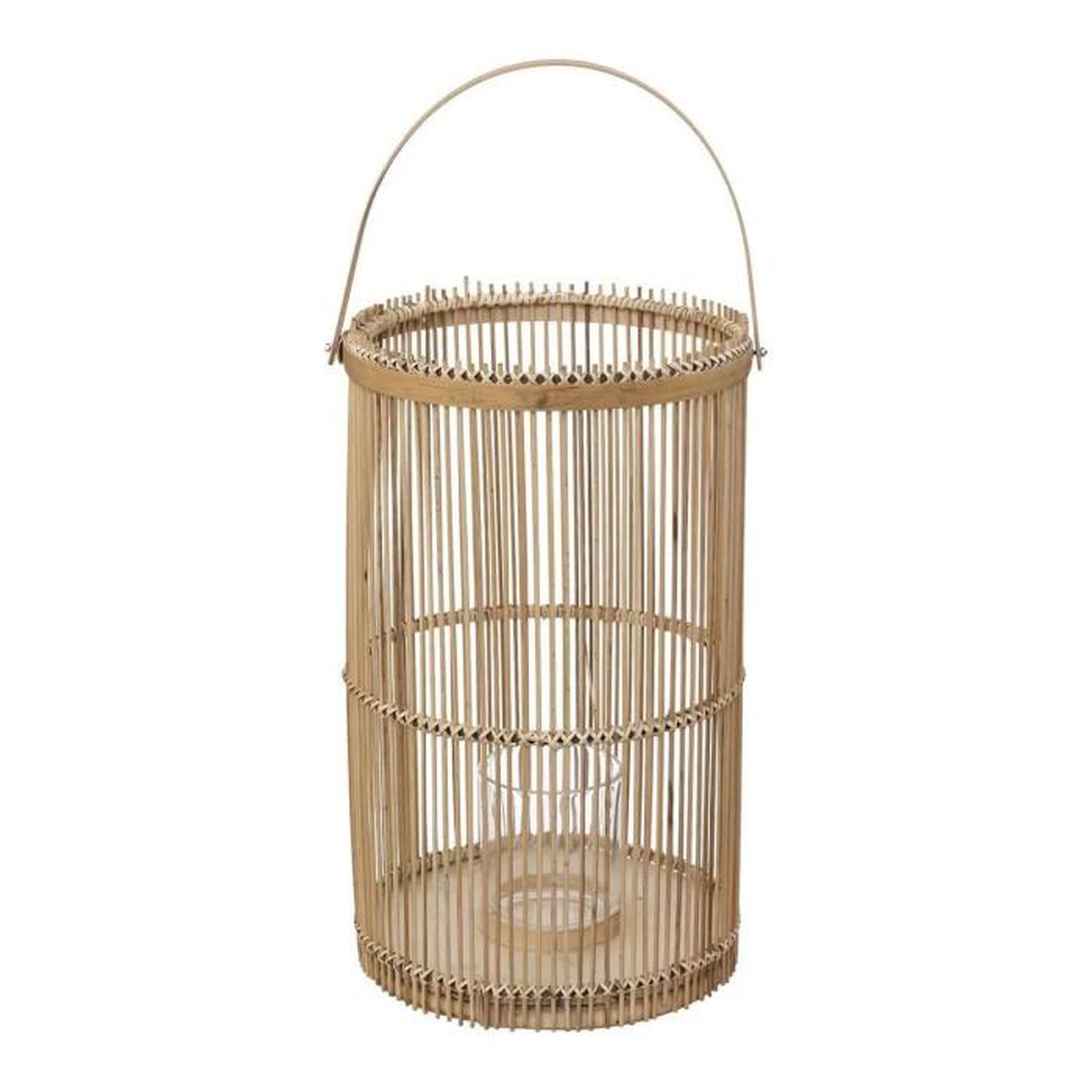 Voir la diapositive 3 : ATMOSPHERA Lot de 2 Lanternes Déco  Bambou  40cm Naturel