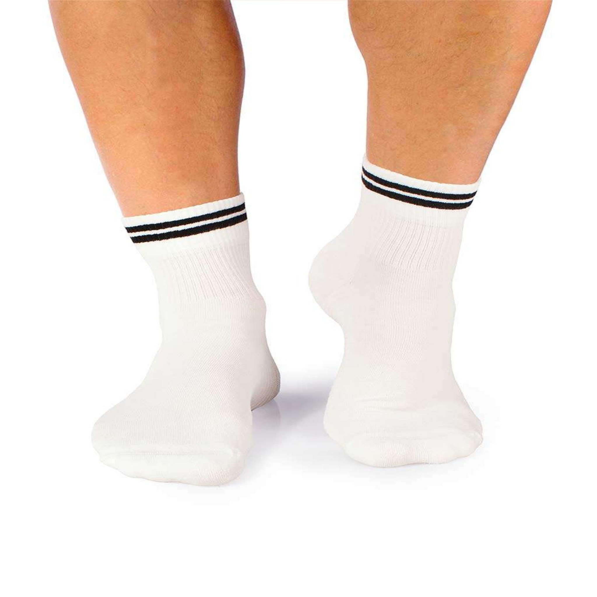 Voir la diapositive 4 : PIRIN HILL Chaussettes courtes active day blanches bandes noires