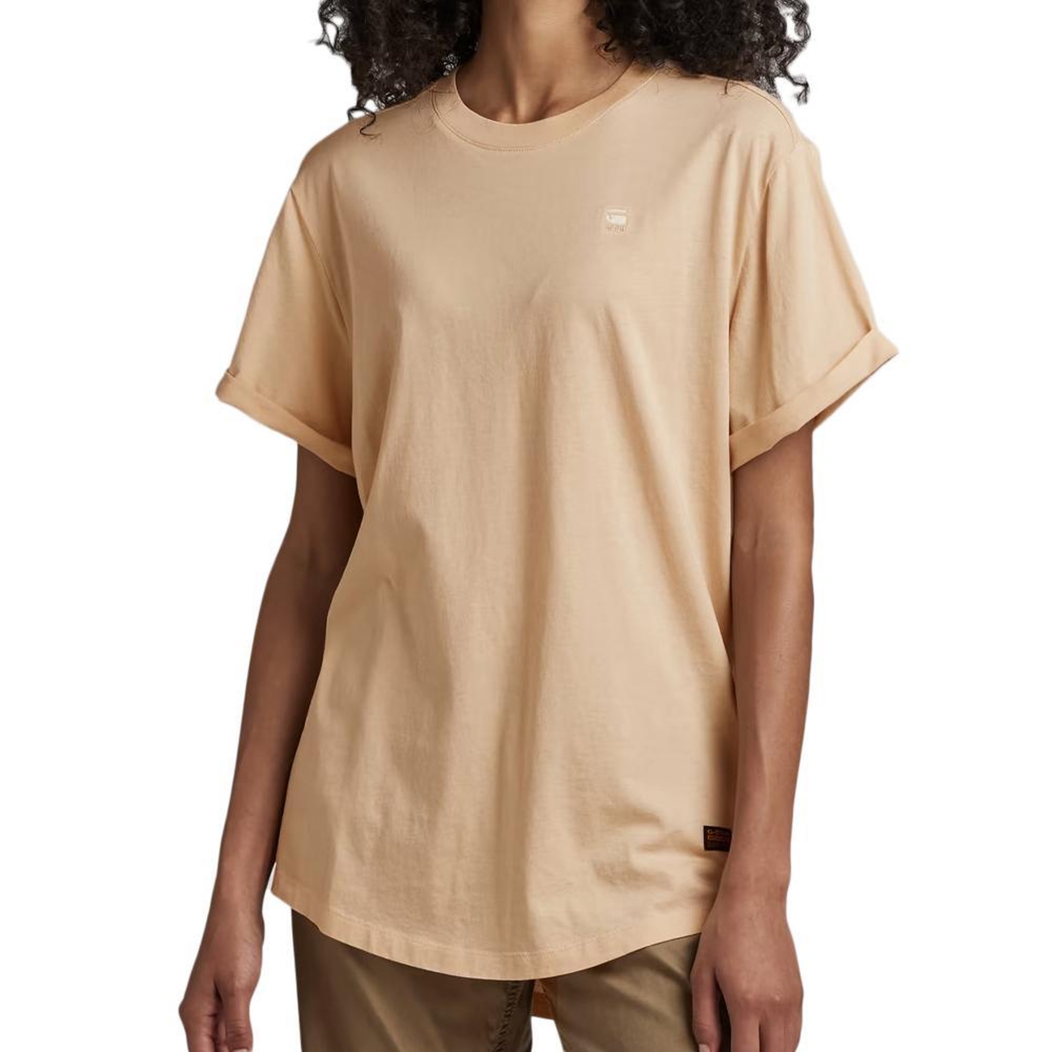 G-Star Raw T-shirt beige/rose femme g-star raw d16902. Coloris disponibles : Beige