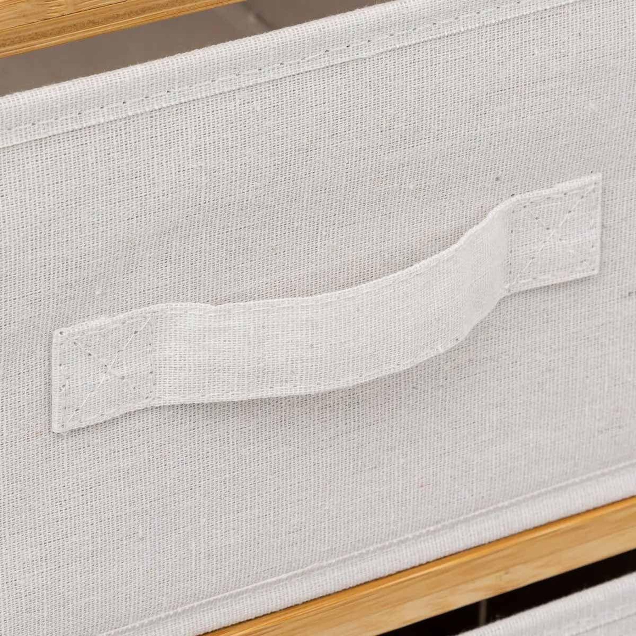 Voir la diapositive 3 : FIVE Étagère 6 paniers de rangement  tidy  78cm naturel