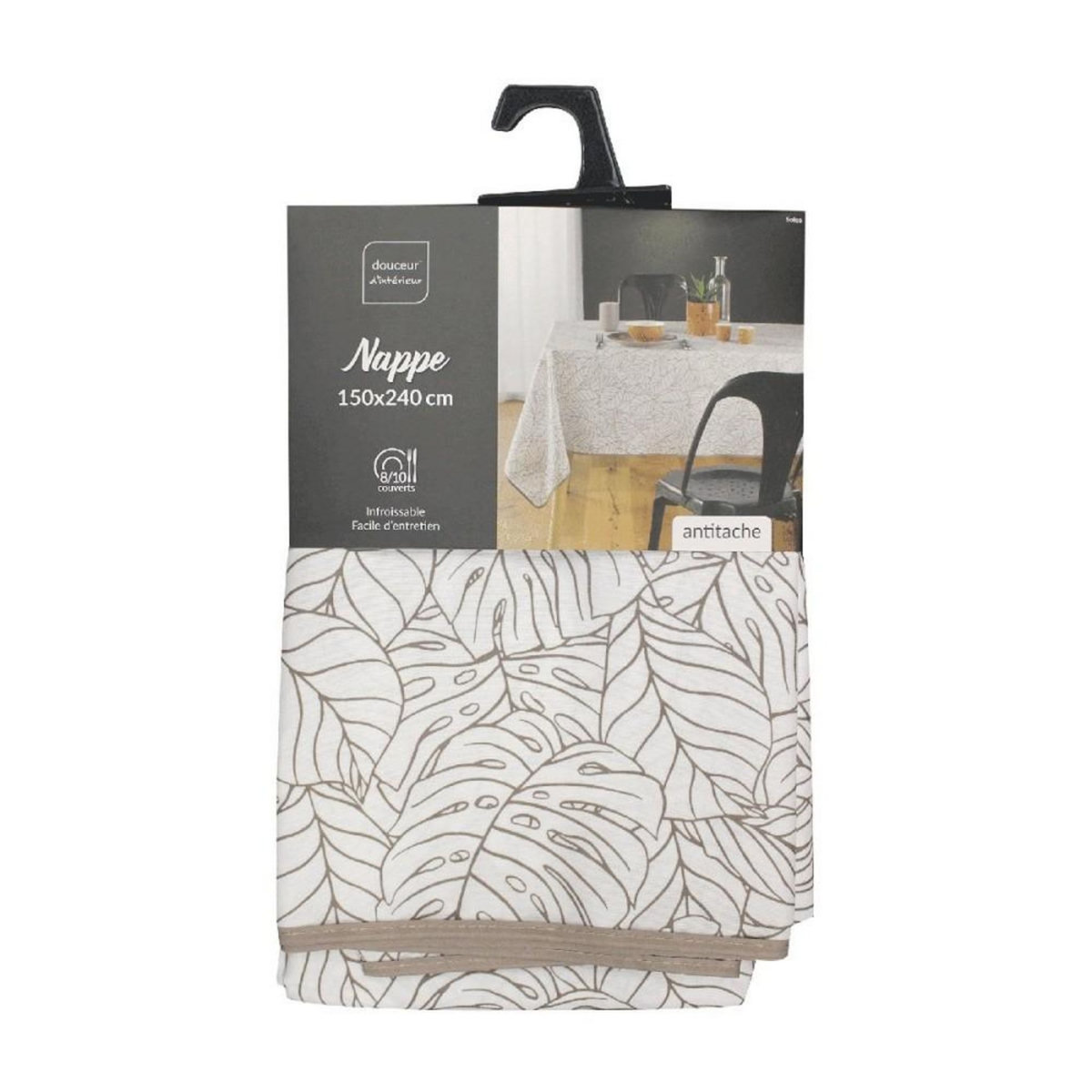 Douceur d'Intérieur Nappe rectangulaire 150x240 cm Solea