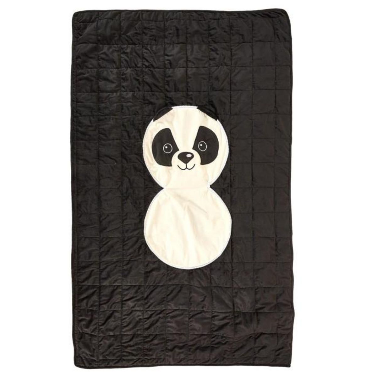 Paris Prix Peluche Couverture  Panda  100x165cm Blanc & Noir
