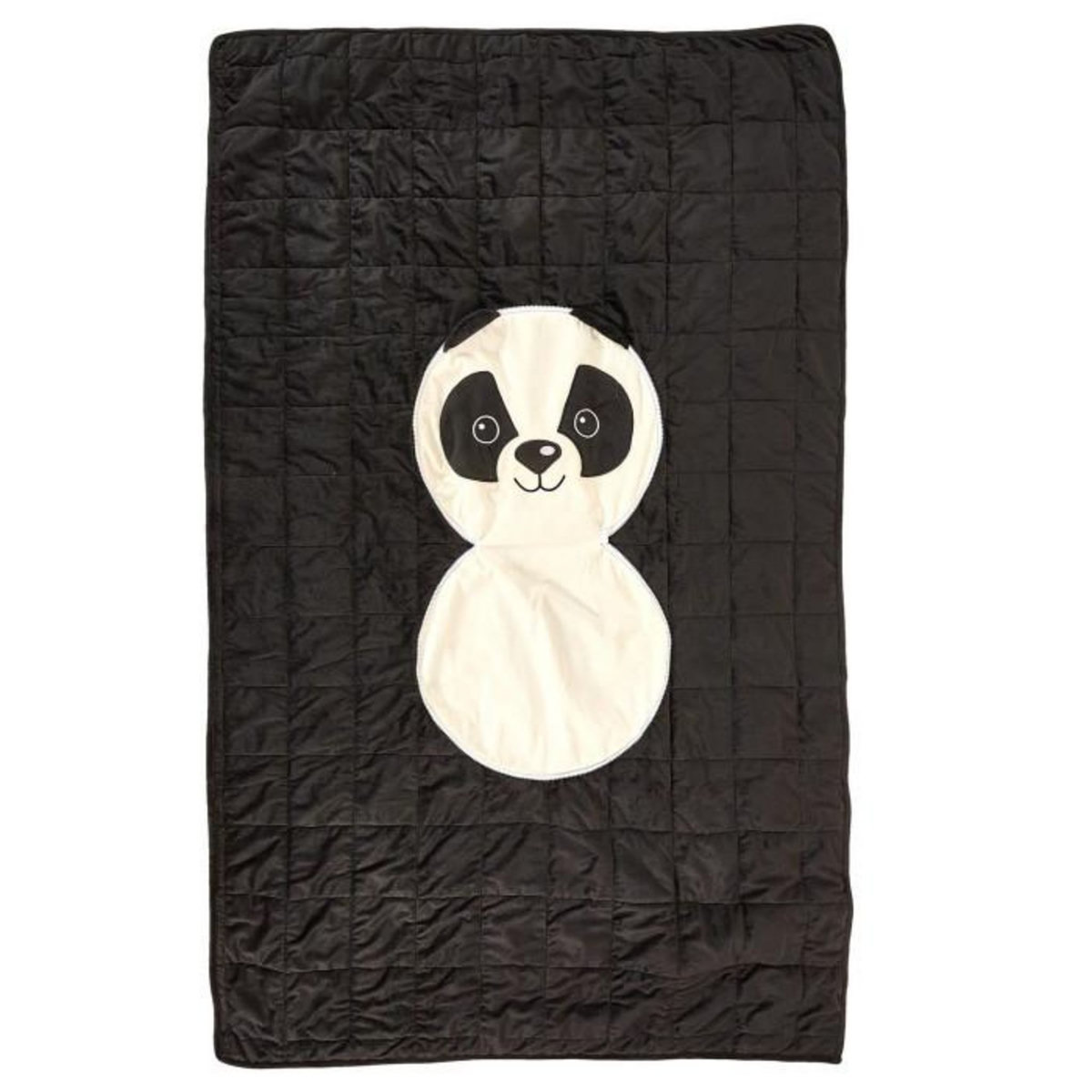 Paris Prix Peluche Couverture  Panda  100x165cm Blanc & Noir