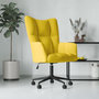 Voir la diapositive 1 : VIDAXL Chaise de relaxation Jaune moutarde Velours