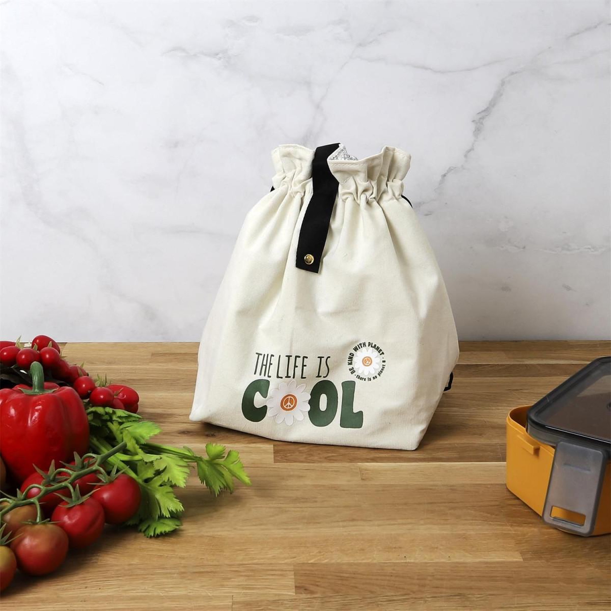 Voir la diapositive 5 : COOK CONCEPT Sac Fraîcheur  Life is Cool  34cm Naturel