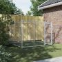 Voir la diapositive 3 : VIDAXL Cage pour chien avec porte gris 2x2x1,5 m acier galvanise