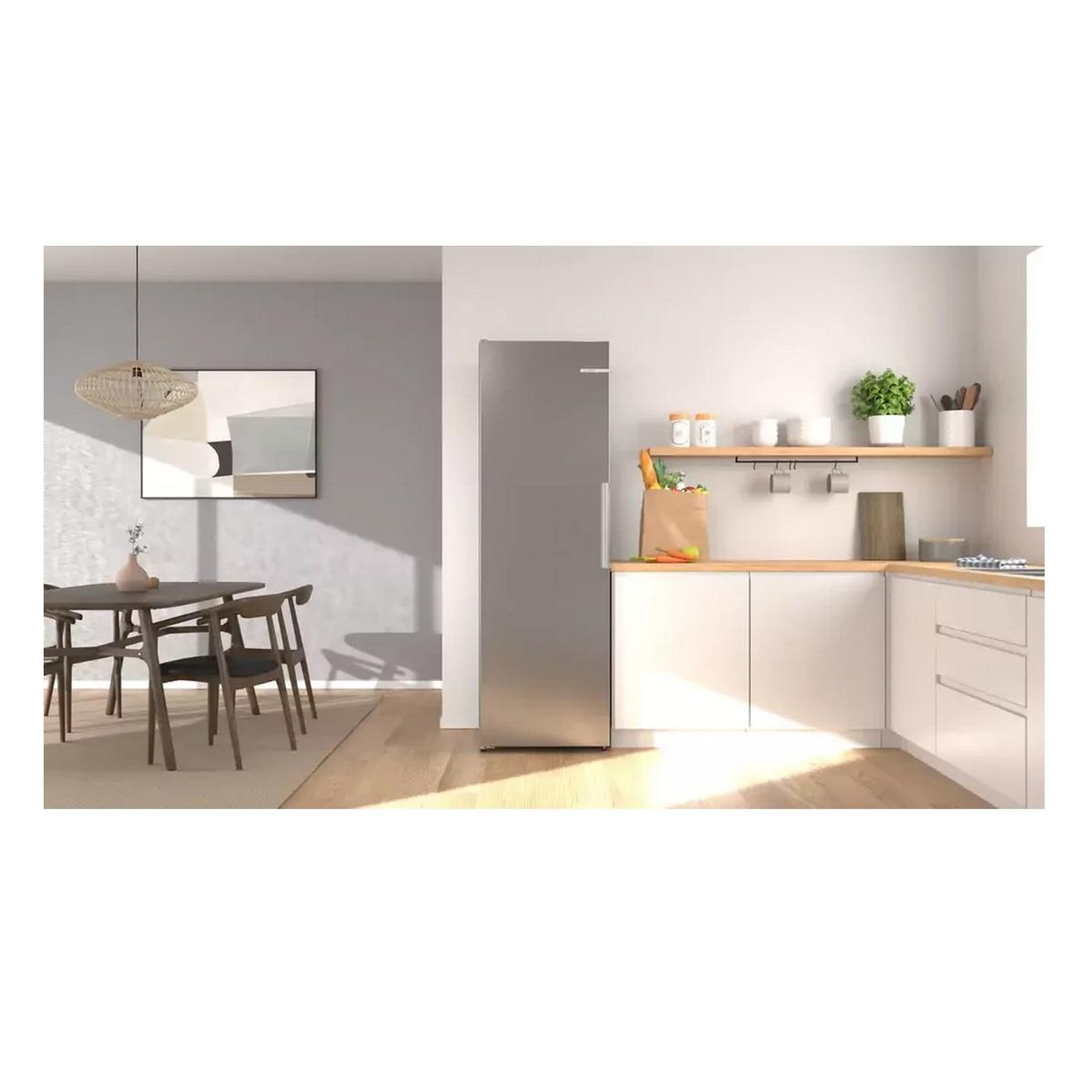 Voir la diapositive 3 : BOSCH Réfrigérateur 1 porte 60cm 402l série 4 - ksn36vldg