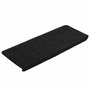 Voir la diapositive 2 : VIDAXL Tapis d'escalier auto-adhesifs 30 pcs noir 65x24,5x3,5 cm