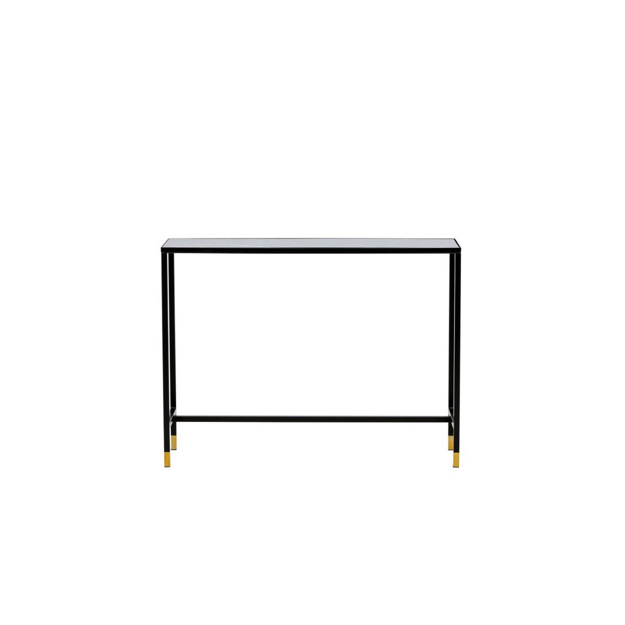 Voir la diapositive 5 : Paris Prix Console design en verre  dipp  100cm noir