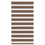 VIDAXL Store zebre marron 90x100 cm largeur du tissu 85,9 cm polyester
