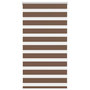 Voir la diapositive 1 : VIDAXL Store zebre marron 90x100 cm largeur du tissu 85,9 cm polyester