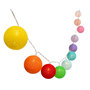 Voir la diapositive 1 : Lumisky Guirlande boules de coton MIMY Multicolore Coton 3.8M