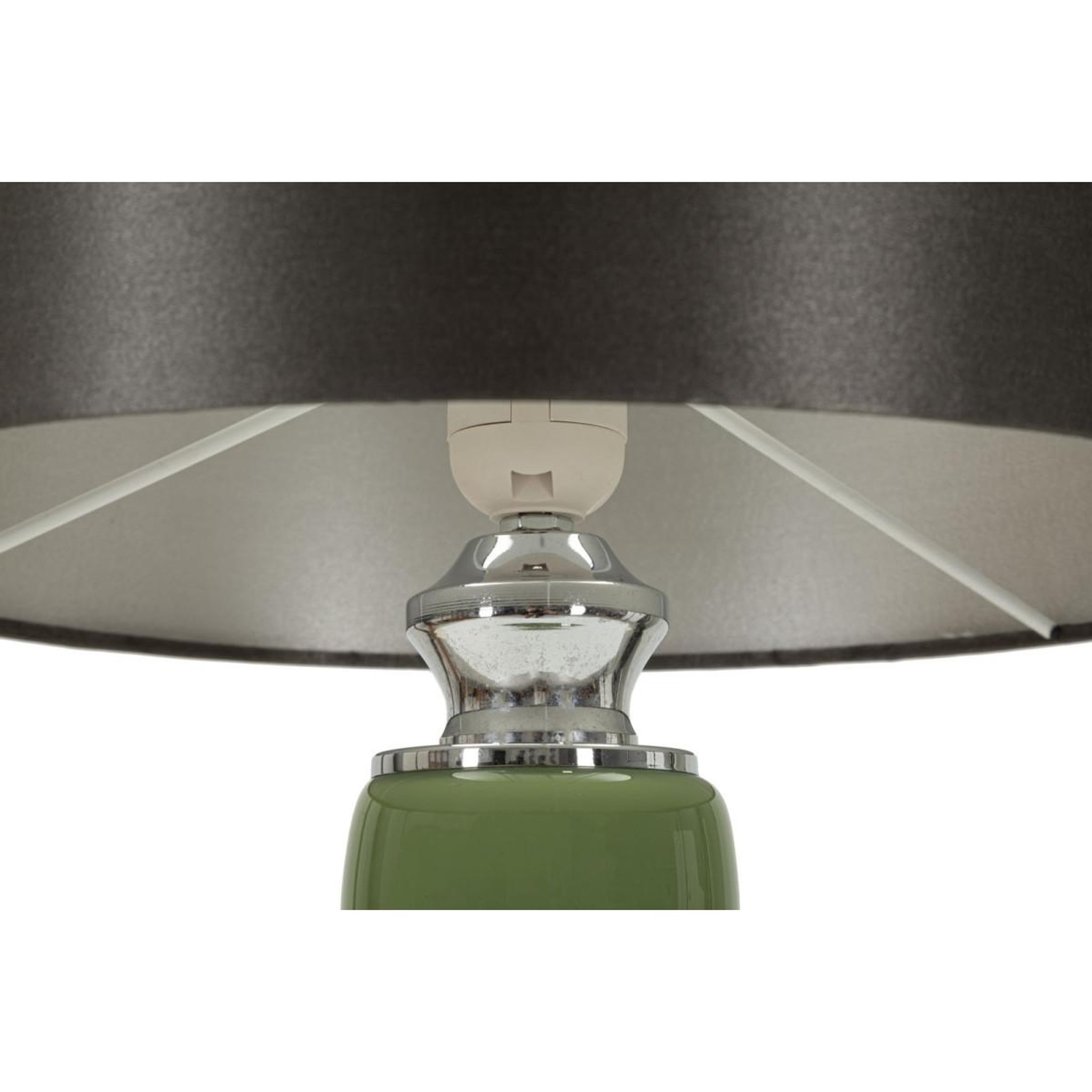 Voir la diapositive 3 : Paris Prix Lampe à poser en verre  eva three  57cm vert & noir