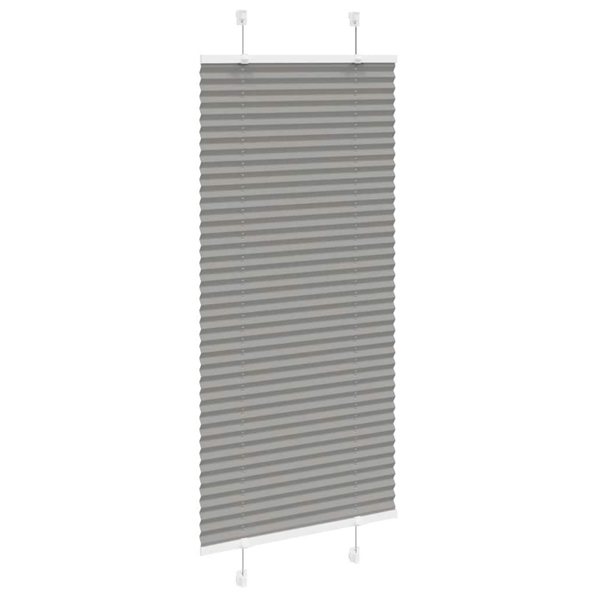 Voir la diapositive 3 : VIDAXL Store plisse anthracite 55x150 cm largeur du tissu 54,4 cm