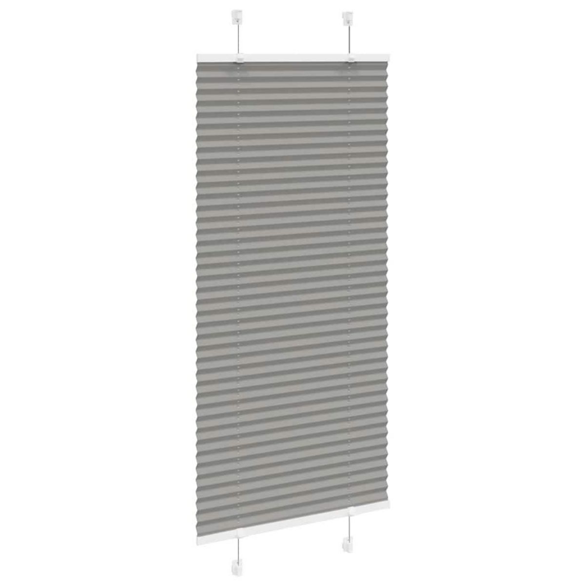 VIDAXL Store plisse anthracite 55x150 cm largeur du tissu 54,4 cm