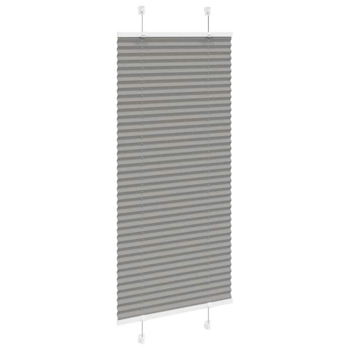 VIDAXL Store plisse anthracite 55x150 cm largeur du tissu 54,4 cm
