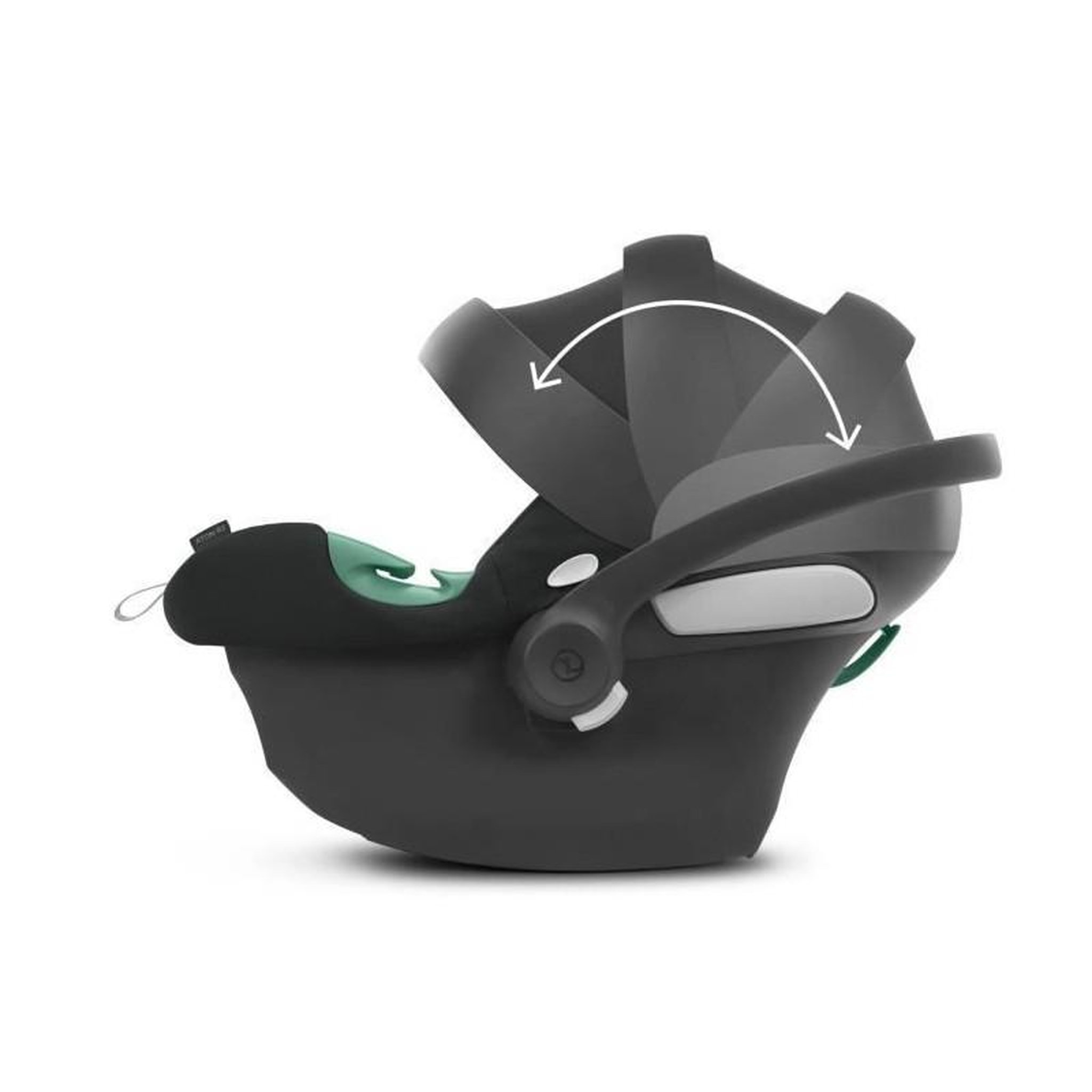 Voir la diapositive 4 : CYBEX Siege auto Aton B2 i-Size - 0-24 mois - Volcano Black CYBEX