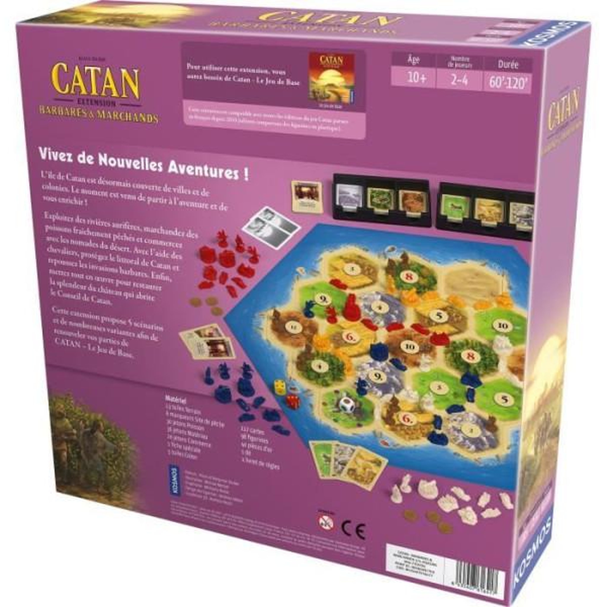 Voir la diapositive 2 : Asmodee Jeu de société Asmodee Barbares et Marchands