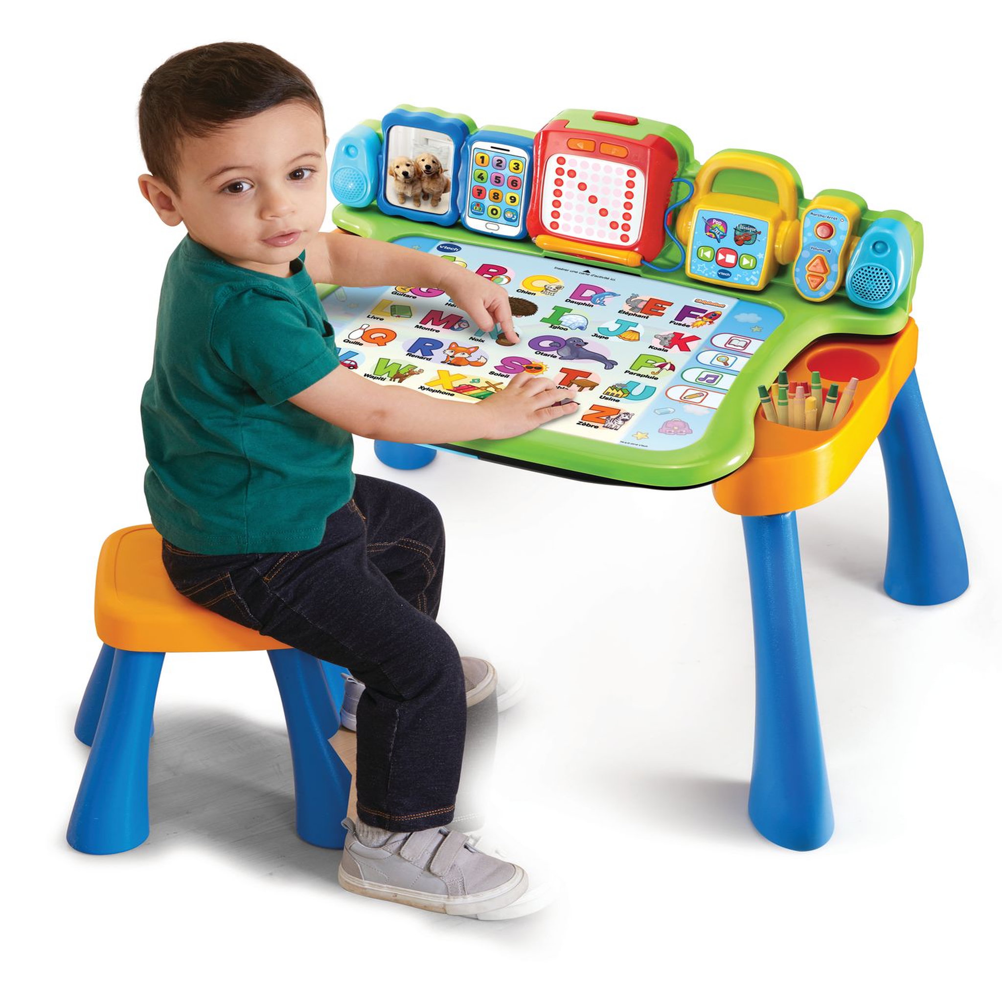 Voir la diapositive 2 : VTECH Magi bureau interactif 4 en 1