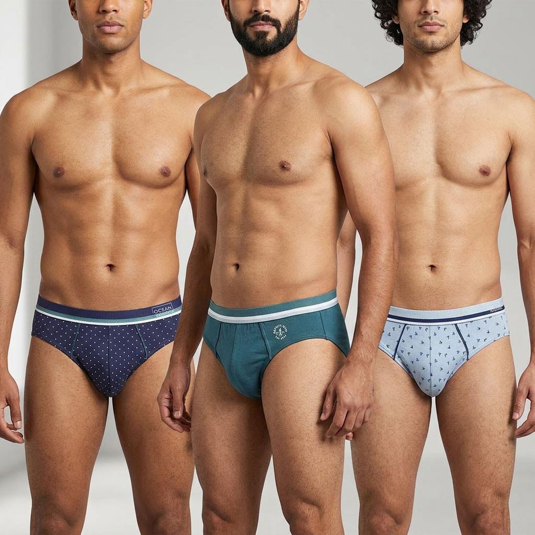 Voir la diapositive 4 : OZABI OZABI Pack Slips Homme 100% Coton – Lot de 6