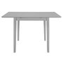 Voir la diapositive 4 : VIDAXL Table a dîner extensible Gris (80-120) x 80 x 74 cm MDF