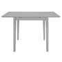 Voir la diapositive 4 : VIDAXL Table a dîner extensible Gris (80-120) x 80 x 74 cm MDF
