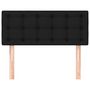 Voir la diapositive 3 : VIDAXL Tete de lit Noir 100x5x78/88 cm Tissu
