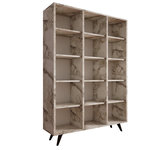 Habitat et Jardin Bibliothèque en bois  Zipa  100 x 25 x 184 cm - Chêne