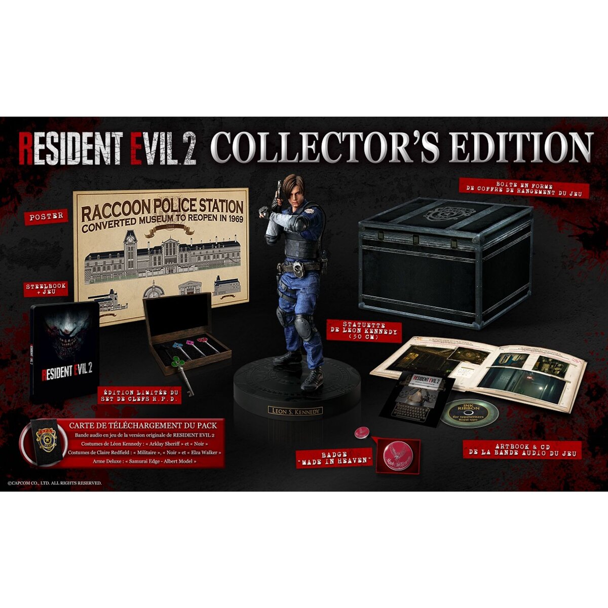 Résident Evil 2 Edition collector PS4