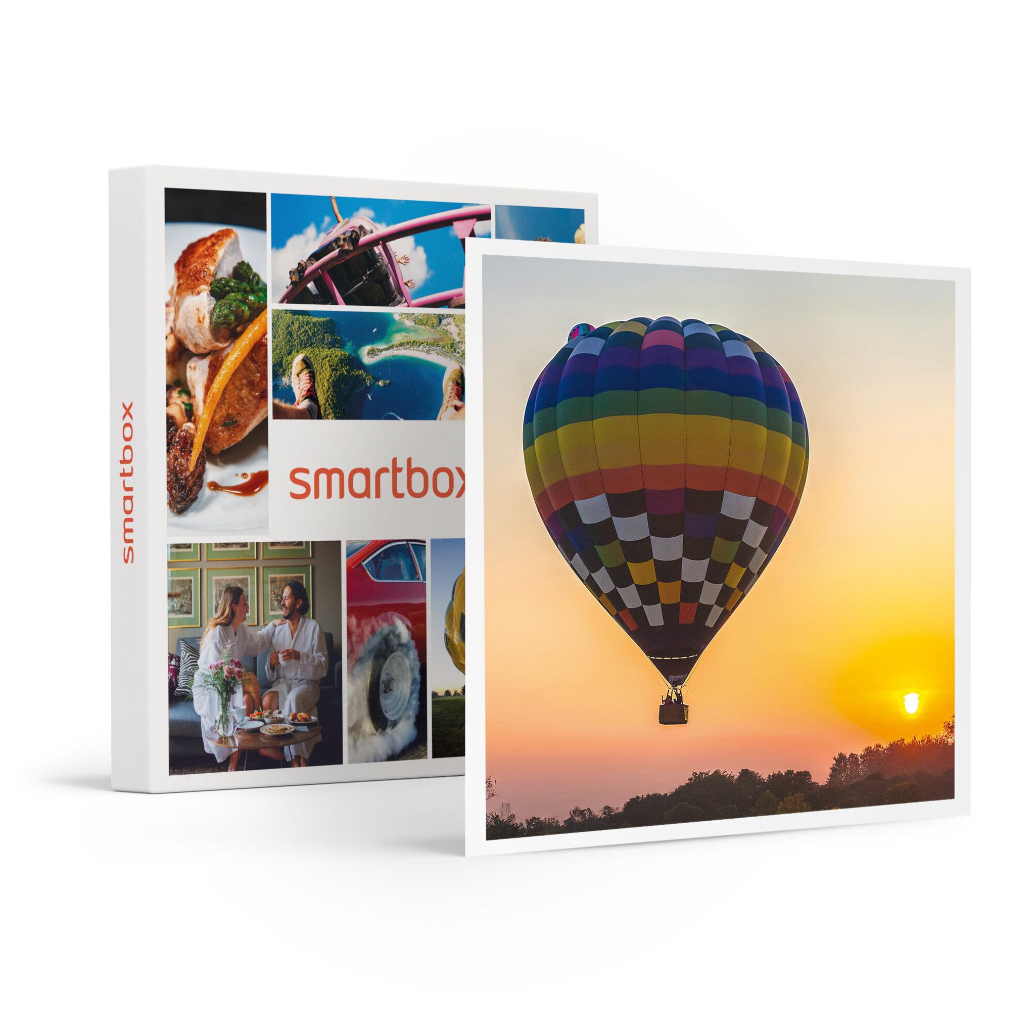Smartbox Vol en montgolfière & pause gourmande pour 2 près de reims - coffret cadeau sport & aventure