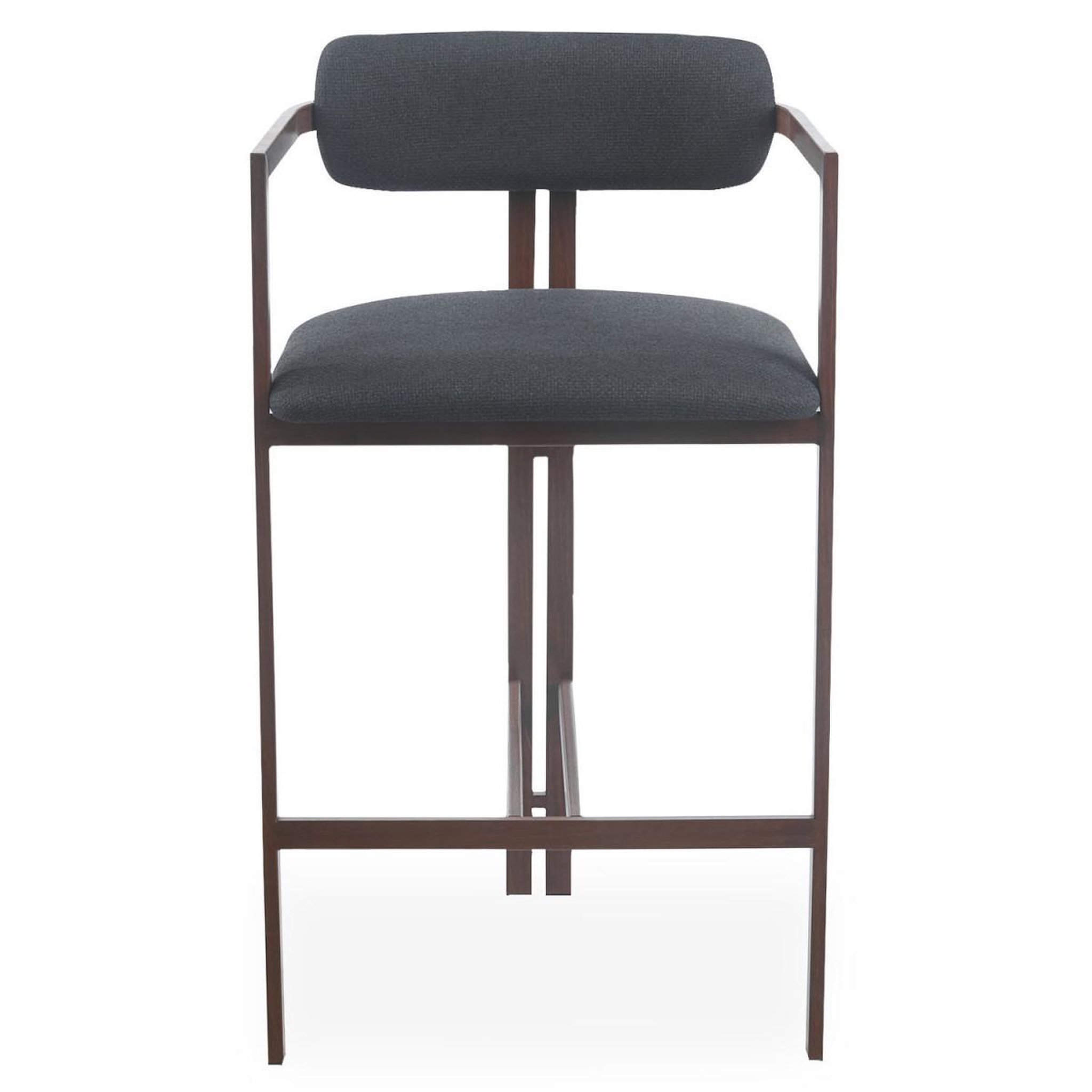 Voir la diapositive 2 : Paris Prix Lot de 2 chaises de bar design  galia  103cm anthracite