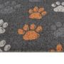 Voir la diapositive 4 : VIDAXL Tapis de cuisine lavable impression de pattes 60x300 cm velours