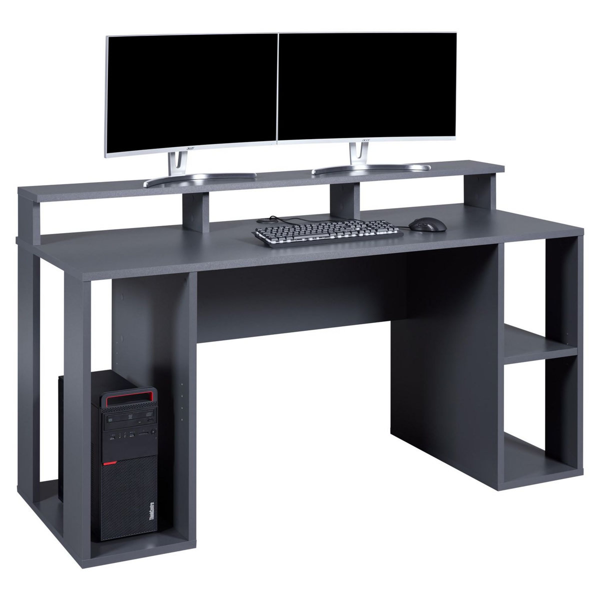 Bureau gaming avec rangements L160cm PLAYER