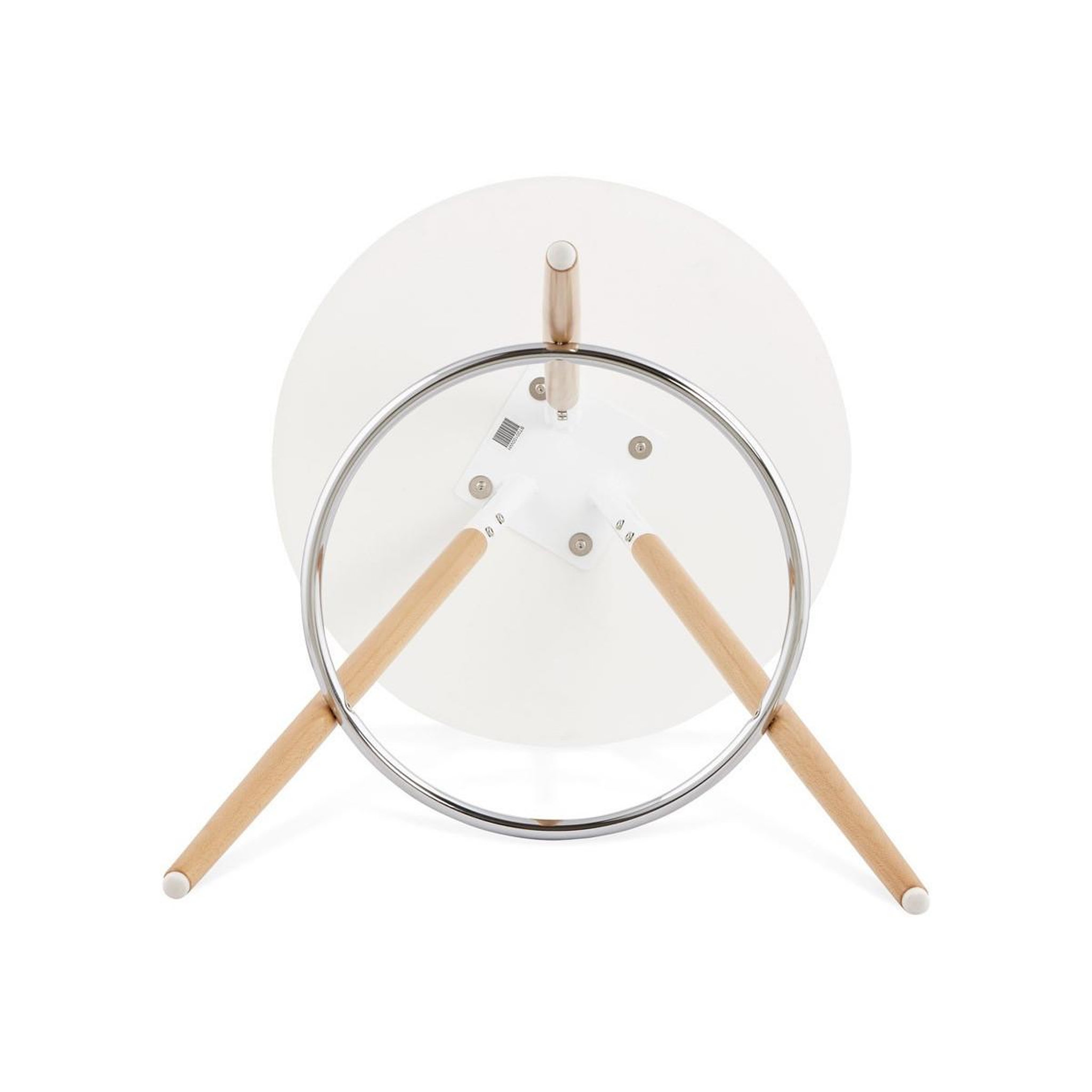 Voir la diapositive 6 : Paris Prix Table de bar  uzak  101cm blanc